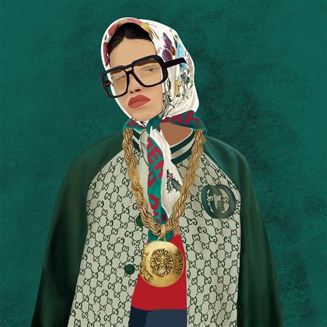 gucci illustration artist|1017 female artist.